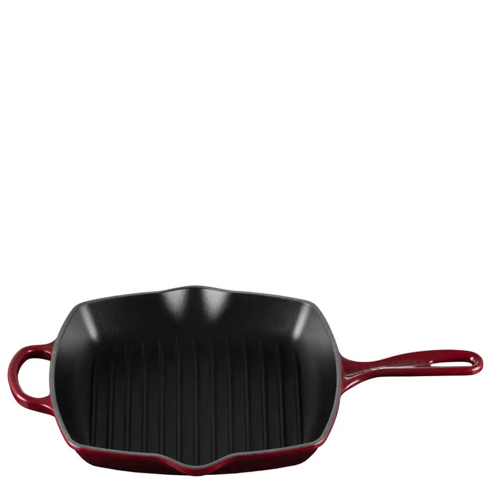 Le Creuset Signature Rhône Cast Iron Square Grillit 26cm